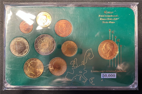 KMS - Luxemburg 2018 - KMS-Prestigesatz mit Gedenkmarke (ungeöffnet und org verschweißt)