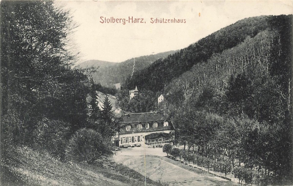 AK Stolberg / Harz (06536), Schützenhaus), n. gelaufen