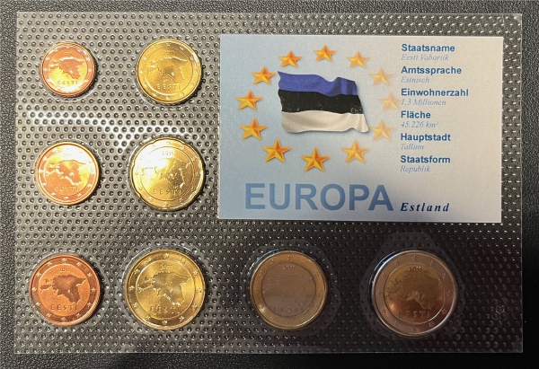 KMS - Estland 2011 - EURO-Motivsatz - ("auf Folie verschweißt")
