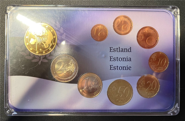 KMS - Estland 2011 - Prestige-EURO-Satz (org. verpackt und verschweißt) (3)