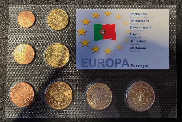 KMS - Portugal 2005 - EURO-Motivsatz - ("auf Folie verschweißt")