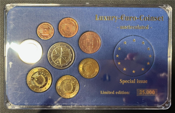 KMS - Malta 2012 - Prestige-Euro-Satz (org. verpackt und verschweißt)