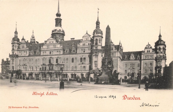 AK Dresden (01067), Königl. Schloss., n. gelaufen