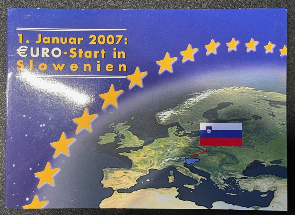 KMS - Slowenien 2007 - "EURO-Stardt in Slowenien" (ungeöffnet)