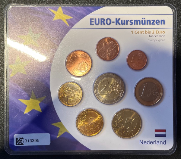 KMS - Niederlande 2013 - KMS-Satz, "Euro-Münzen", ("ungeöffnet")