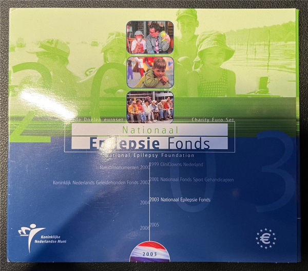 KMS - Niederlande 2003 - Org. KMS "Epilepsie Fonds" (org.verpackt u. verweißt)