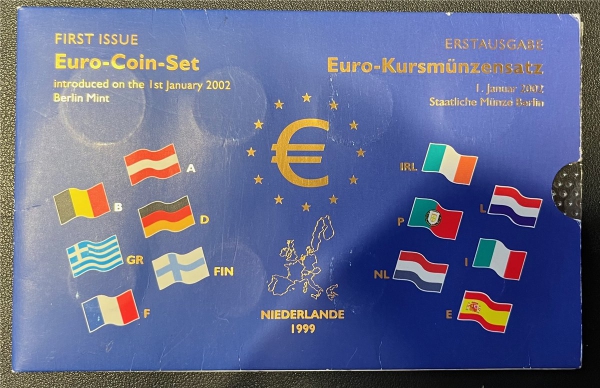 KMS - Niederlande 2002 - "Erstausgabe 2002" - ("auf Folie verschweißt")