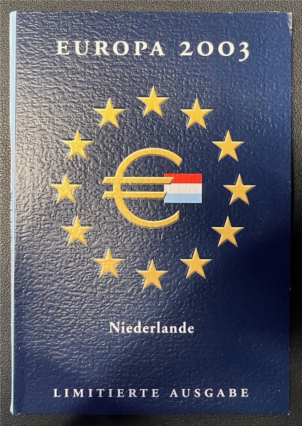 KMS - Niederlande 2003 - KMS-Satz, "Europa 2003" (org. verpackt u. verschweißt)