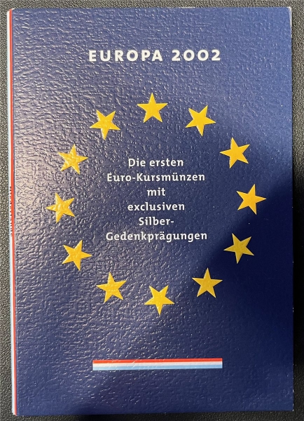 KMS - Niederlande 2002 - "Die ersten Euro-Münzen" (org. verpackt u. verschweißt)