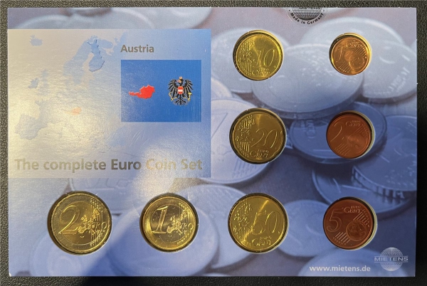 KMS - Österreich 2002 -Orgnial-Folder (org.verpakt und verschweißt)
