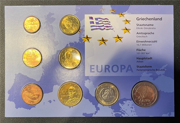 KMS - Griechenland 2002 -  "Orginal Folder" (org.verpackt, verschweißt)