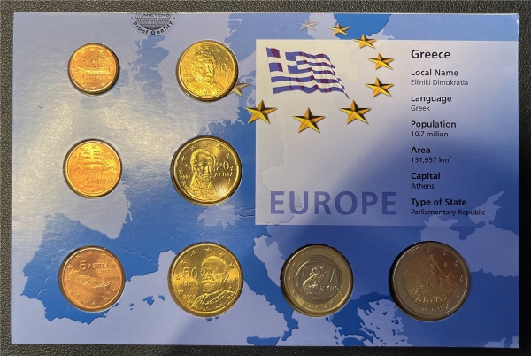 KMS - Griechenland 2002 -  "Orginal Folder" (org.verpackt, verschweißt) (2)
