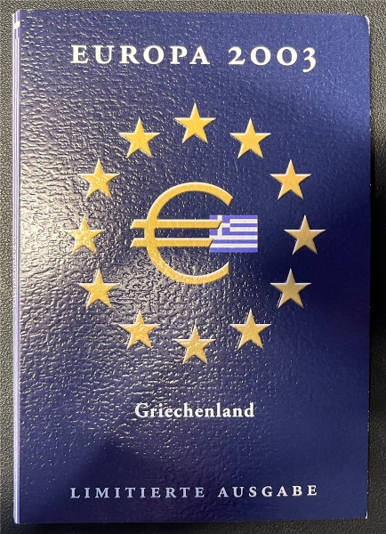 KMS - Griechenland 2003 - "Europa 2003" (org.verpackt, verschweißt)