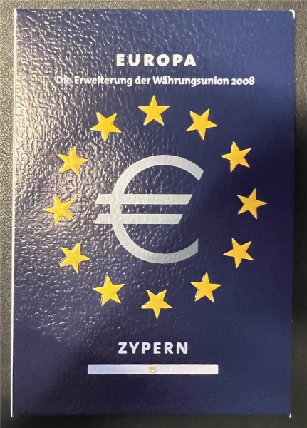 KMS - Zypern 2008 - "Die Erweiterung der Währungsunion" (org. verpackt, verschweißt)
