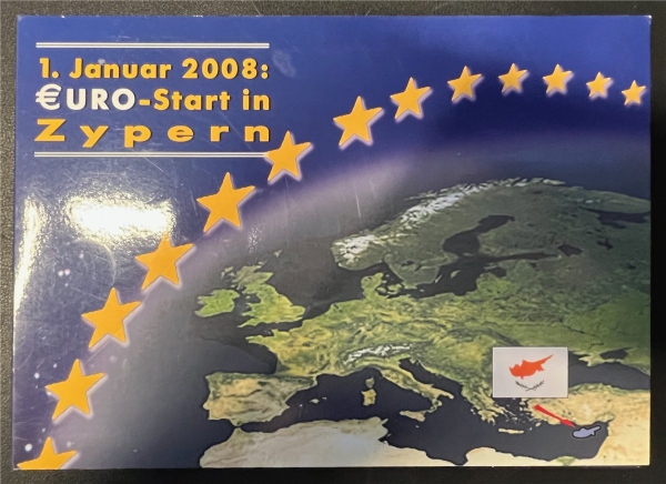 KMS - Zypern 2008 - "EURO-Start in Zypern" (org. verpackt, verschweißt)