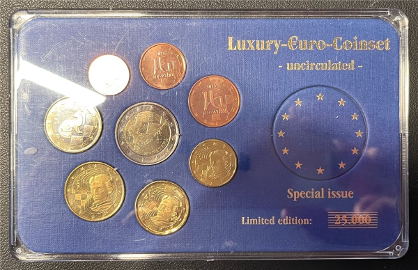 KMS - Kroatien 2023 - Prestige-EURO-Satz (org. verpackt und verschweißt)