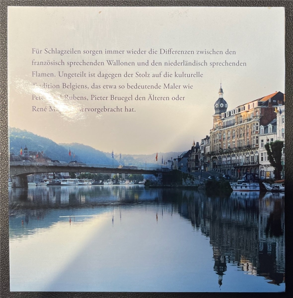 KMS - Belgien -  im Folder - Kursmünuensatz 2003 (eingeschweißt und org.verpakt) (2)
