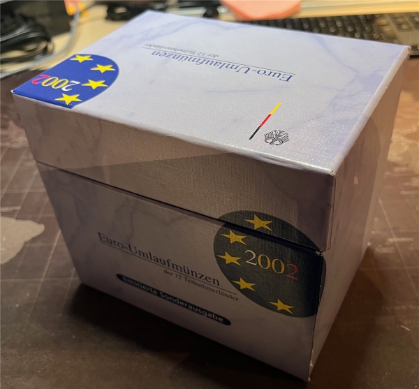 KMS - Deutschland - 2002 EURO Umlaufmünzen der 12 Teilnehmerländer - nur 50.000 Auflage !