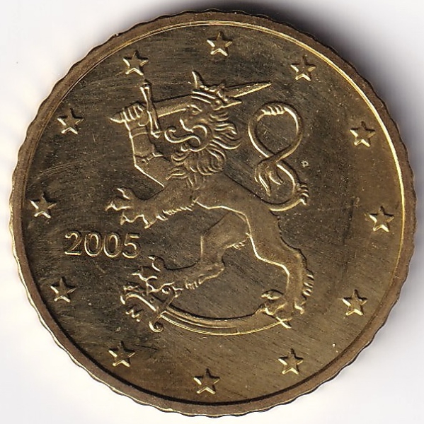 50 Cent Münze Finnland - 2005
