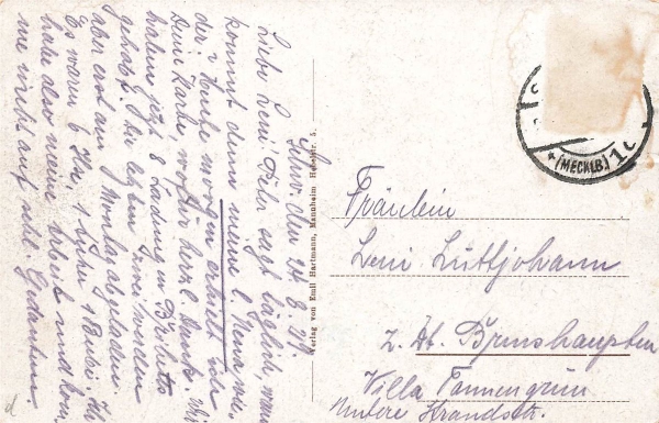 AK Baden-Baden (76530), Ortsansicht, gelaufen, o.Briefmarke