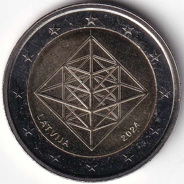 2 Euro Gedenkmünze Lettland - 2024 - "Puzuris"