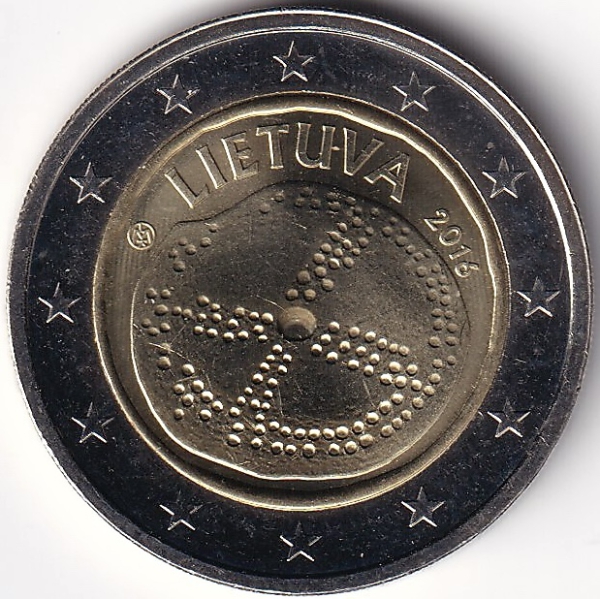 2 Euro Gedenkmünze Litauen - 2016 - "Baltische Kultur"