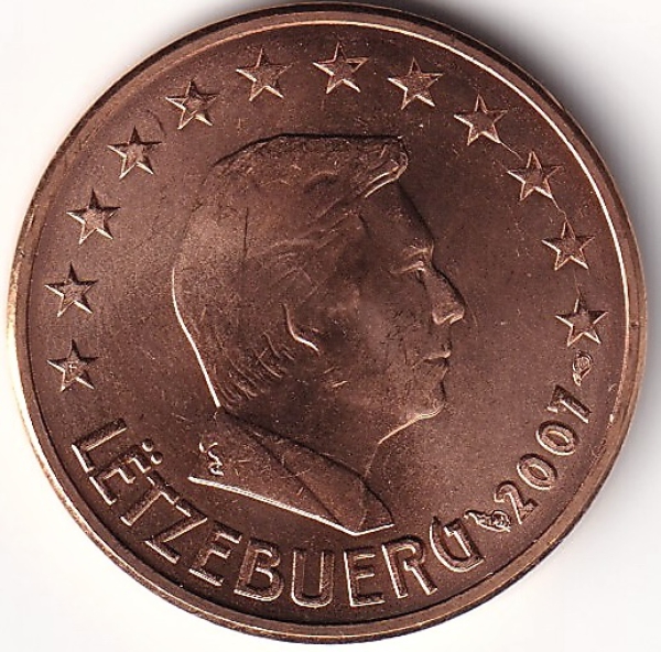 5 Cent Münze Luxemburg - 2007 - "Großherzog Henri I"
