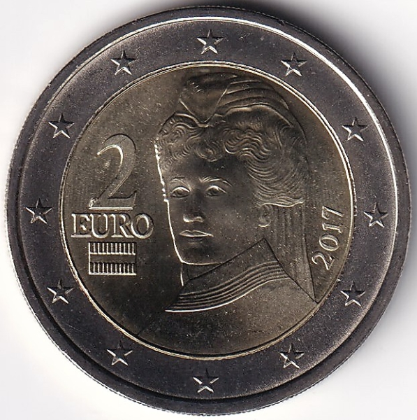 2 Euro Münze Österreich - 2004 - "Bertha von Suttner"