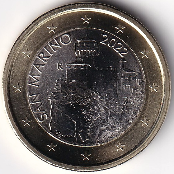 1 Euro Münze San Marino - 2022