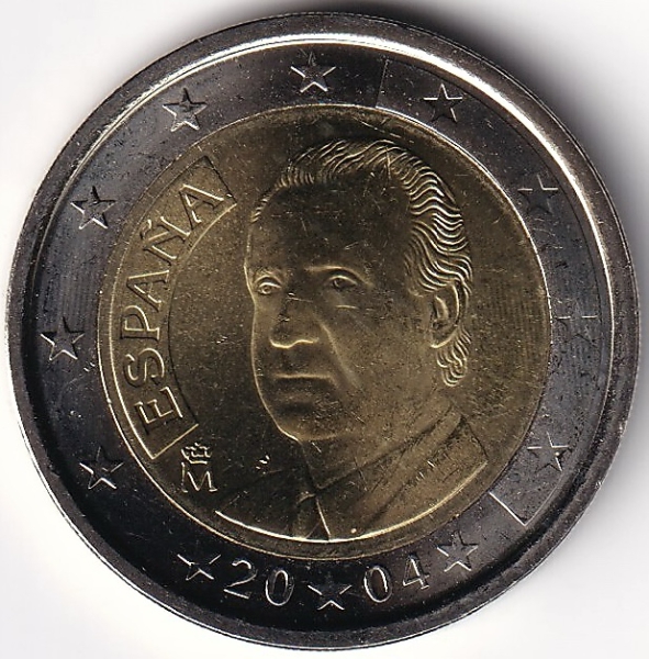 2 Euro Münze Spanien - 2004 - "König Juan Carlos I"