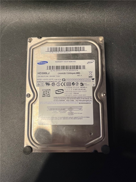 Samsung, 300 GB, S0D7J1UL6035874, SATA HDD Festplatte