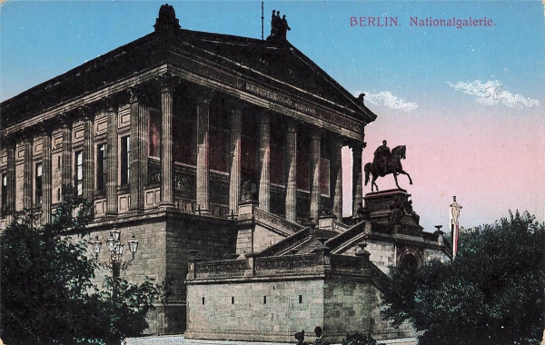 AK Berlin (10115), Nationalgalerie, n.gelaufen