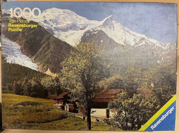 1000 Pieces Jigsaw Puzzle, RAVENSBURGER, "Mont Blanc"