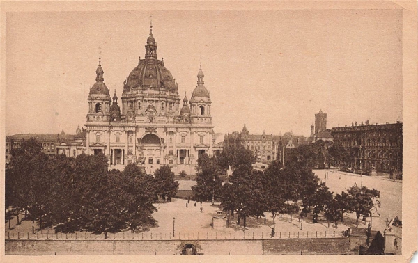 AK Berlin (10115), Dom unb Lustgarten, n. gelaufen
