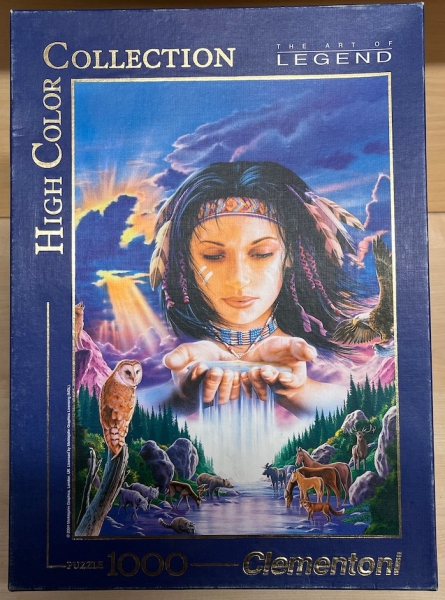 1000 Pieces Jigsaw Puzzle, CLEMENTONI, "Sacred Water"