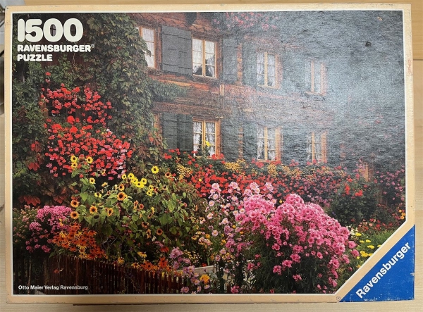 1500 Pieces Jigsaw Puzzle, RAVENSBURGER, "Bauerngarten"
