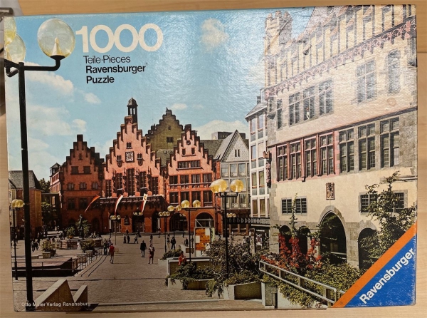 1000 Pieces Jigsaw Puzzle, RAVENSBURGER, "Frankfurt a. Main"