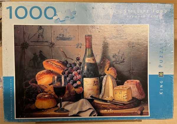1500 Pieces Jigsaw Puzzle, KING, "Stillife Food"