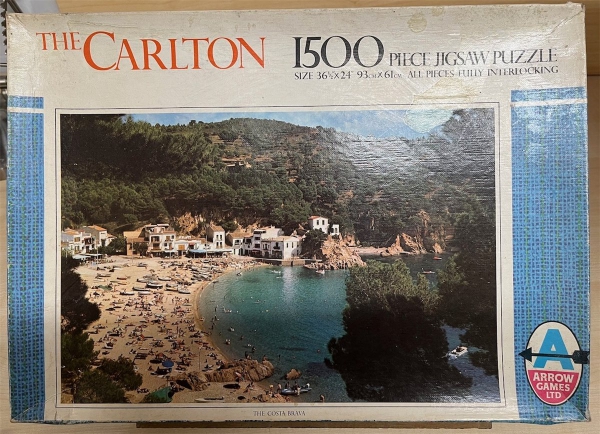 1500 Pieces Jigsaw Puzzle, ARROW-GAME Puzzle, "The Costa Brava"