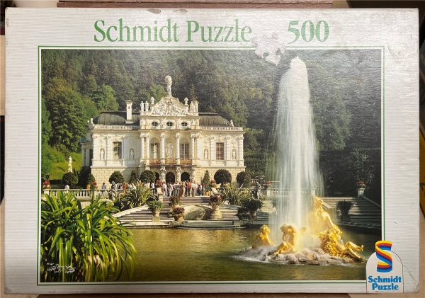 1000 Pieces Jigsaw Puzzle, SCHMIDT, "Schloss Linderhof"