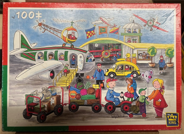 100 Pieces Jigsaw Puzzle, KING, "Kindergarten"