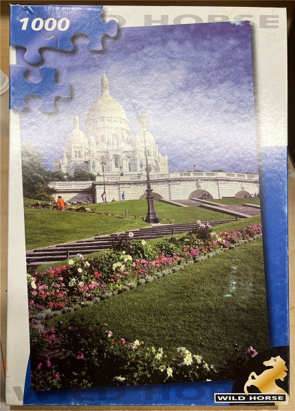 1000 Pieces Jigsaw Puzzle, WILD HORSE, "Aufstieg zum Schloß"