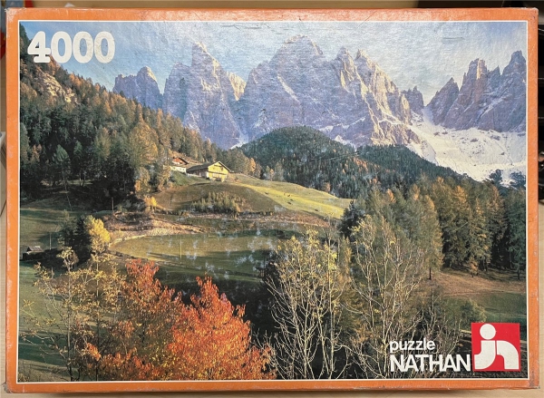 4000 Pieces Jigsaw Puzzle, NATHAN-Puzzle, "Kontraste"