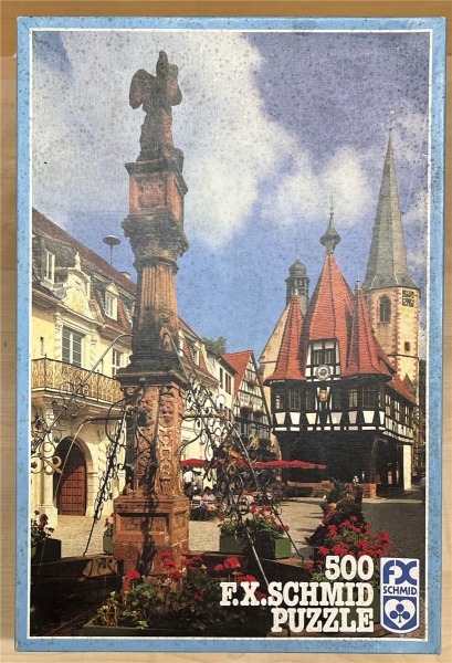 500 Pieces Jigsaw Puzzle, F.X. SCHMID, "Michelstadt - Hessen"