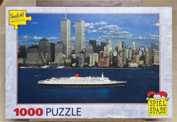 1000 Pieces Jigsaw Puzzle, SPIEL-SPASS Puzzle, "Manhatten Skylinie"