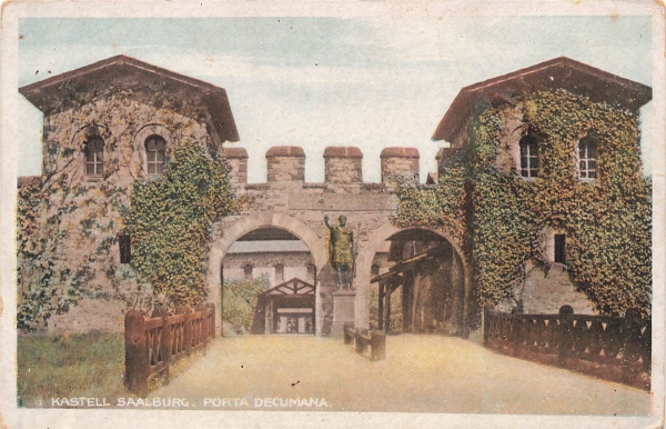 AK Bad Homburg vor der Höhe (61348), Porta Decumana,, n. gelaufen