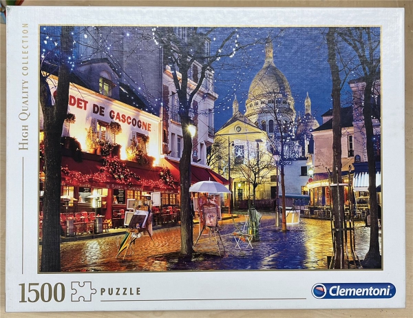 1500 Pieces Jigsaw Puzzle, CLEMENTONI, "Paris, Montmartre"