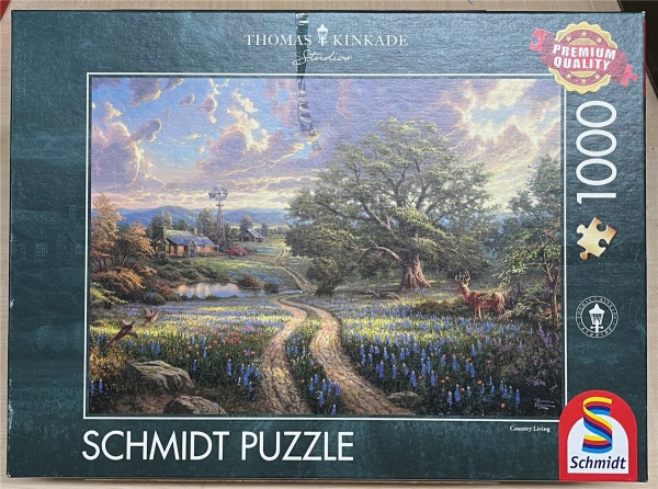 1000 Pieces Jigsaw Puzzle, SCHMIDT, "Idyllisches Landleben"
