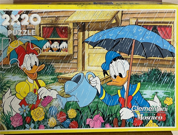 2 x 20 Pieces Jigsaw Puzzle, Clementoni, "Walt Disney - Mosaiko"