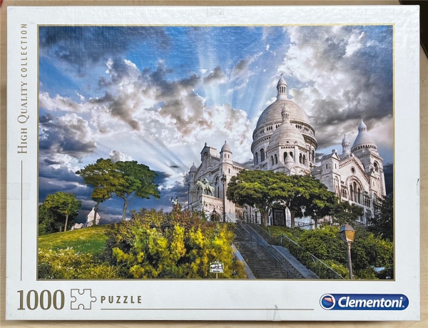 1000 Pieces Jigsaw Puzzle, CLEMENTONI, "Montmartre"
